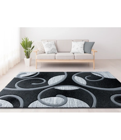 United Weavers Bristol Grey 2050-10372 1 ft. 10 in. X 2 ft. 8 in. Rectangle Rug
