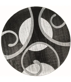 United Weavers Bristol Grey 2050-10372 7 ft. 10 in. Round Round Rug