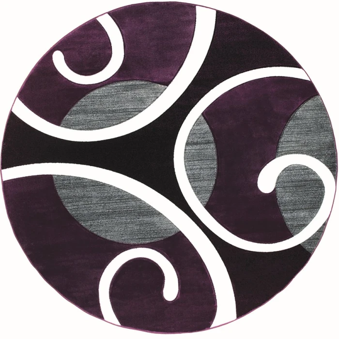United Weavers Bristol Plum 2050-10382 7 ft. 10 in. Round Round Rug