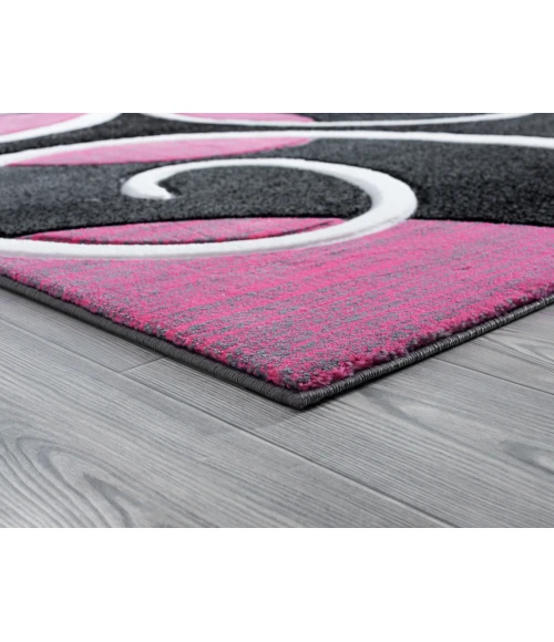 United Weavers Bristol Pink 2050-10386 7 ft. 10 in. Round Round Rug