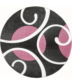 United Weavers Bristol Pink 2050-10386 7 ft. 10 in. Round Round Rug