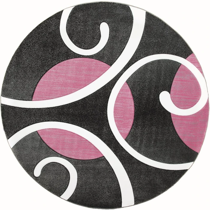 United Weavers Bristol Pink 2050-10386 7 ft. 10 in. Round Round Rug