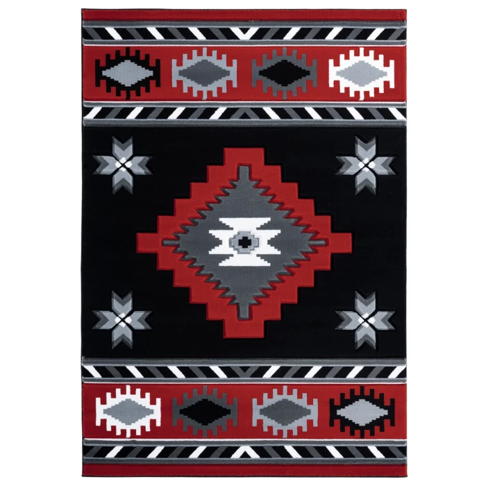United Weavers Bristol Red 2050-10430 2 ft. 7 in. X 7 ft. 4 in. Rectangle Rug