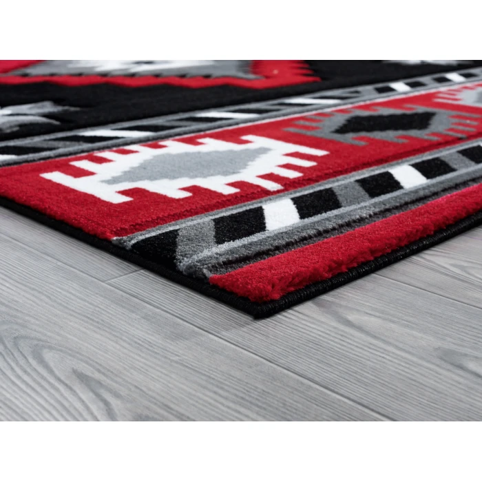 United Weavers Bristol Red 2050-10430 2 ft. 7 in. X 7 ft. 4 in. Rectangle Rug