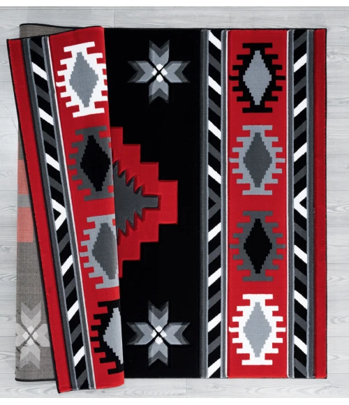 United Weavers Bristol Red 2050-10430 2 ft. 7 in. X 7 ft. 4 in. Rectangle Rug