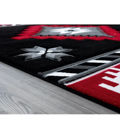 United Weavers Bristol Red 2050-10430 2 ft. 7 in. X 7 ft. 4 in. Rectangle Rug