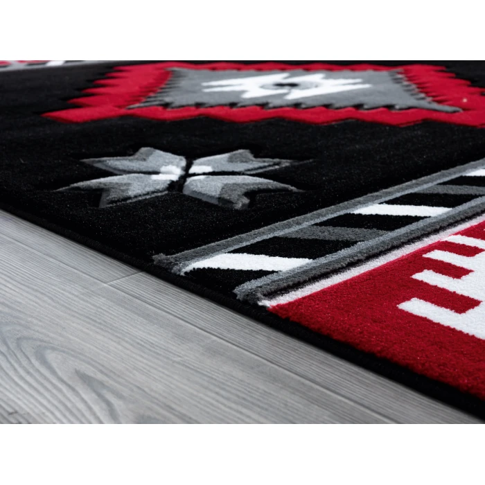 United Weavers Bristol Red 2050-10430 2 ft. 7 in. X 7 ft. 4 in. Rectangle Rug