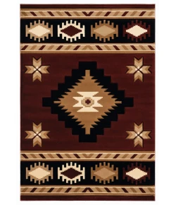 United Weavers Bristol Burgundy 2050-10434 2 ft. 7 in. X 4 ft. 2 in. Rectangle Rug