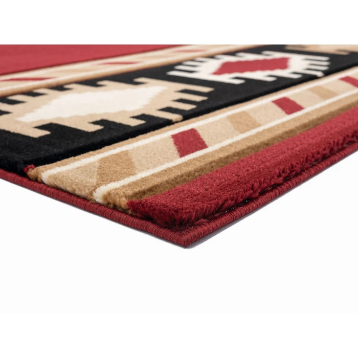 United Weavers Bristol Burgundy 2050-10434 7 ft. 10 in. X 10 ft. 6 in. Rectangle Rug