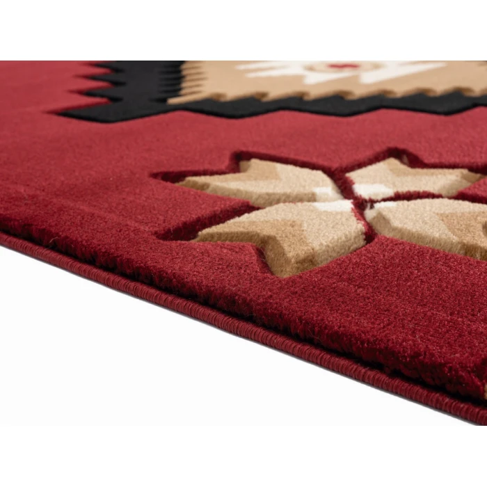 United Weavers Bristol Burgundy 2050-10434 7 ft. 10 in. X 10 ft. 6 in. Rectangle Rug