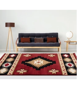 United Weavers Bristol Burgundy 2050-10434 2 ft. 7 in. X 4 ft. 2 in. Rectangle Rug