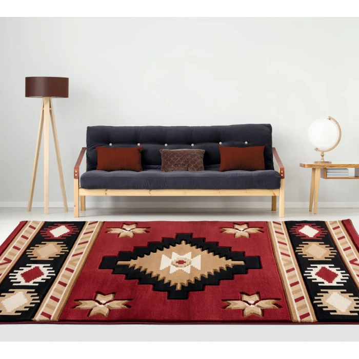 United Weavers Bristol Burgundy 2050-10434 7 ft. 10 in. X 10 ft. 6 in. Rectangle Rug
