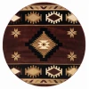 United Weavers Bristol Burgundy 2050-10434 7 ft. 10 in. Round Round Rug