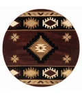 United Weavers Bristol Burgundy 2050-10434 7 ft. 10 in. Round Round Rug