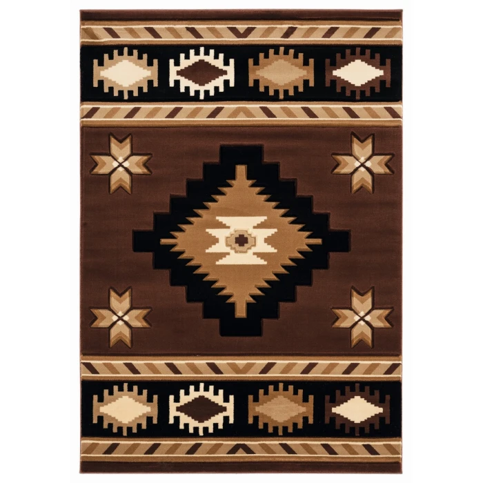 United Weavers Bristol Brown 2050-10450 7 ft. 10 in. X 10 ft. 6 in. Rectangle Rug