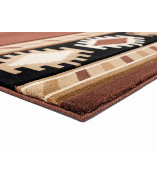 United Weavers Bristol Brown 2050-10450 2 ft. 7 in. X 7 ft. 4 in. Rectangle Rug