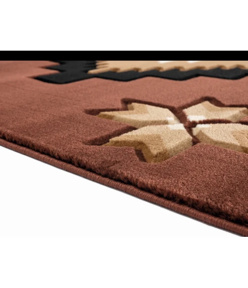 United Weavers Bristol Brown 2050-10450 2 ft. 7 in. X 7 ft. 4 in. Rectangle Rug