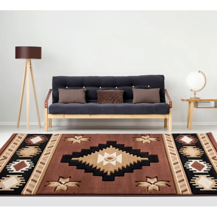United Weavers Bristol Brown 2050-10450 7 ft. 10 in. Round Round Rug