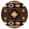 United Weavers Bristol Brown 2050-10450 7 ft. 10 in. Round Round Rug