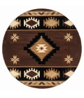 United Weavers Bristol Brown 2050-10450 7 ft. 10 in. Round Round Rug