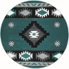 United Weavers Bristol Turquoise 2050-10469 7 ft. 10 in. Round Round Rug