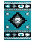 United Weavers Bristol Turquoise 2050-10469 2 ft. 7 in. X 7 ft. 4 in. Rectangle Rug