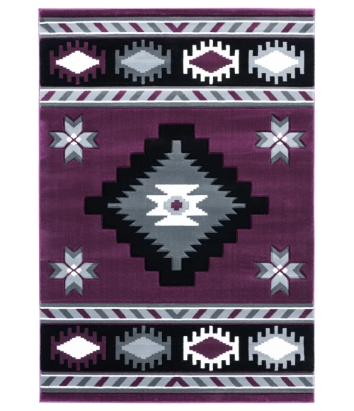 United Weavers Bristol Plum 2050-10482 2 ft. 7 in. X 4 ft. 2 in. Rectangle Rug