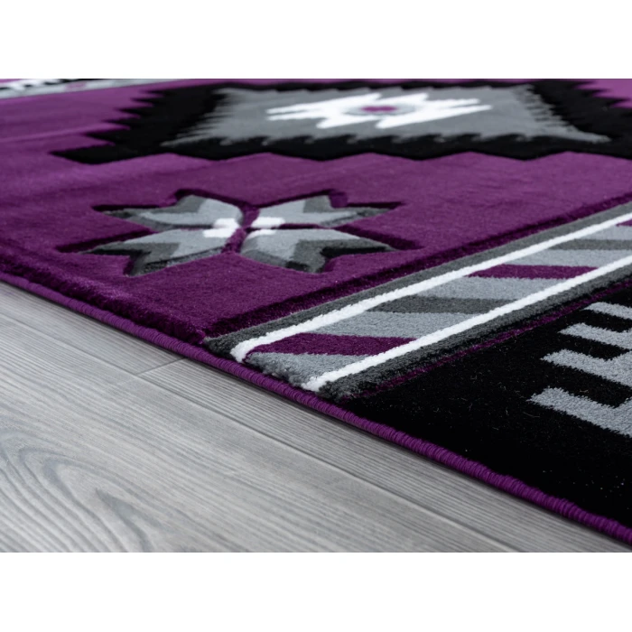 United Weavers Bristol Plum 2050-10482 2 ft. 7 in. X 4 ft. 2 in. Rectangle Rug