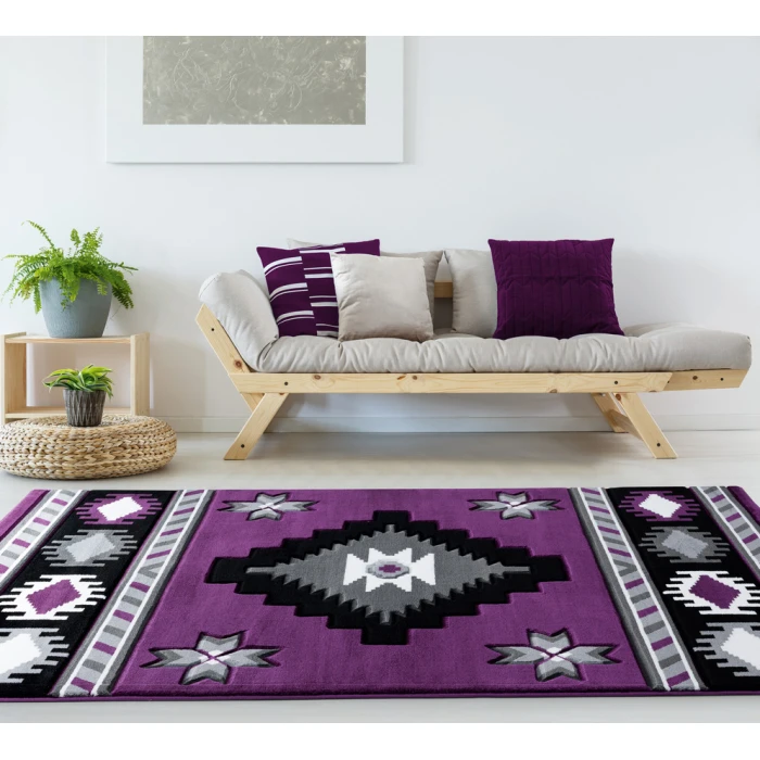 United Weavers Bristol Plum 2050-10482 2 ft. 7 in. X 4 ft. 2 in. Rectangle Rug