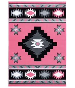 United Weavers Bristol Pink 2050-10486 2 ft. 7 in. X 7 ft. 4 in. Rectangle Rug