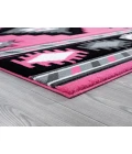 United Weavers Bristol Pink 2050-10486 2 ft. 7 in. X 7 ft. 4 in. Rectangle Rug