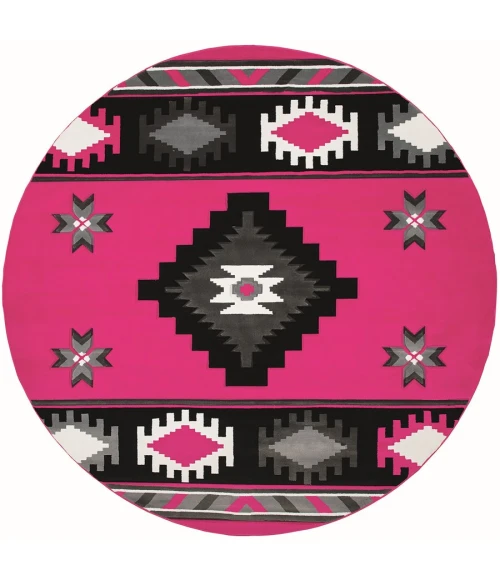 United Weavers Bristol Pink 2050-10486 7 ft. 10 in. Round Round Rug