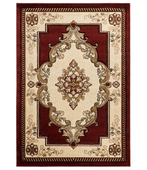 United Weavers Bristol Burgundy 2050-10534 1 ft. 10 in. X 2 ft. 8 in. Rectangle Rug