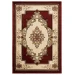 United Weavers Bristol Burgundy 2050-10534 5 ft. 3 in. X 7 ft. 6 in. Rectangle Rug
