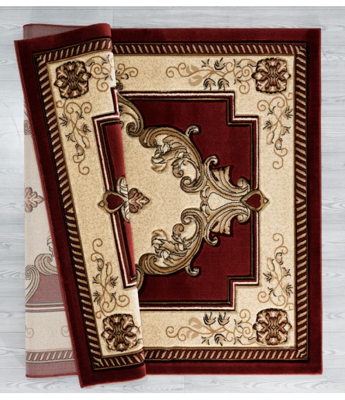 United Weavers Bristol Burgundy 2050-10534 1 ft. 10 in. X 2 ft. 8 in. Rectangle Rug