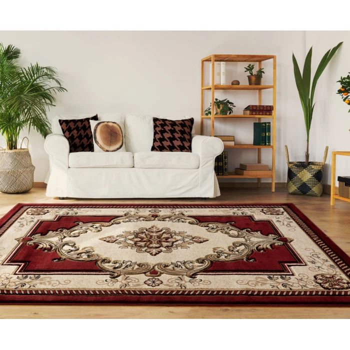United Weavers Bristol Burgundy 2050-10534 7 ft. 10 in. X 10 ft. 6 in. Rectangle Rug