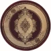 United Weavers Bristol Burgundy 2050-10534 7 ft. 10 in. Round Round Rug