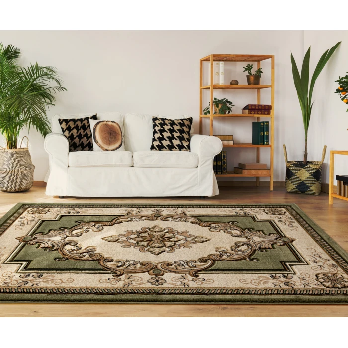 United Weavers Bristol Green 2050-10545 7 ft. 10 in. Round Round Rug