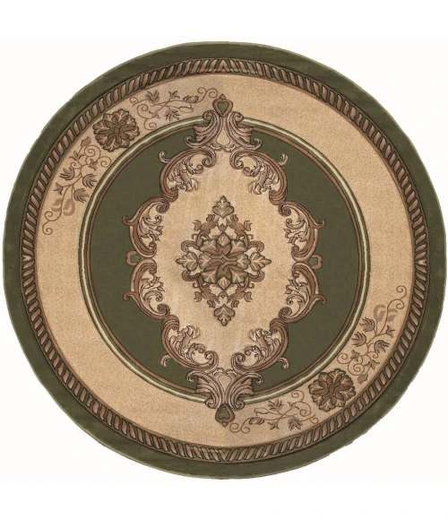 United Weavers Bristol Green 2050-10545 7 ft. 10 in. Round Round Rug