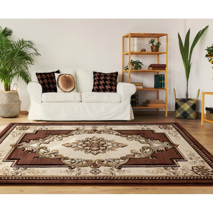 United Weavers Bristol Chocolate 2050-10551 7 ft. 10 in. Round Round Rug