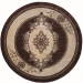 United Weavers Bristol Chocolate 2050-10551 7 ft. 10 in. Round Round Rug