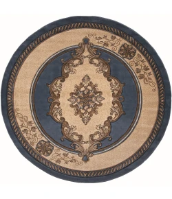 United Weavers Bristol Blue 2050-10560 7 ft. 10 in. Round Round Rug