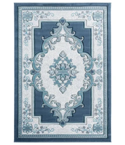 United Weavers Bristol Aqua 2050-10563 2 ft. 7 in. X 7 ft. 4 in. Rectangle Rug
