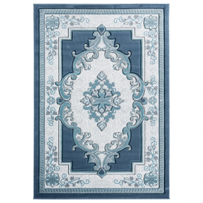 United Weavers Bristol Aqua 2050-10563 2 ft. 7 in. X 7 ft. 4 in. Rectangle Rug