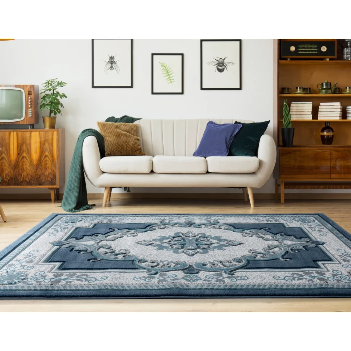 United Weavers Bristol Aqua 2050-10563 7 ft. 10 in. Round Round Rug