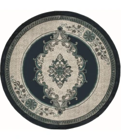 United Weavers Bristol Aqua 2050-10563 7 ft. 10 in. Round Round Rug