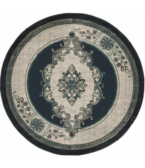 United Weavers Bristol Aqua 2050-10563 7 ft. 10 in. Round Round Rug