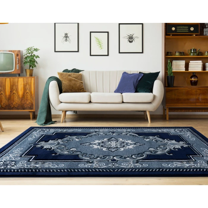 United Weavers Bristol Navy 2050-10564 2 ft. 7 in. X 7 ft. 4 in. Rectangle Rug