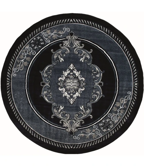 United Weavers Bristol Navy 2050-10564 7 ft. 10 in. Round Round Rug