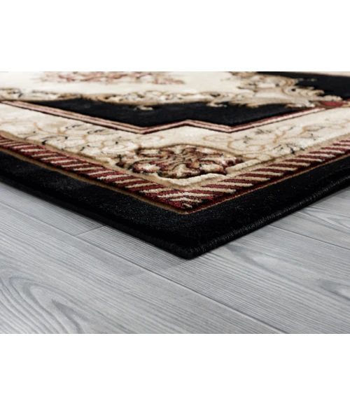 United Weavers Bristol Black 2050-10570 2 ft. 7 in. X 7 ft. 4 in. Rectangle Rug